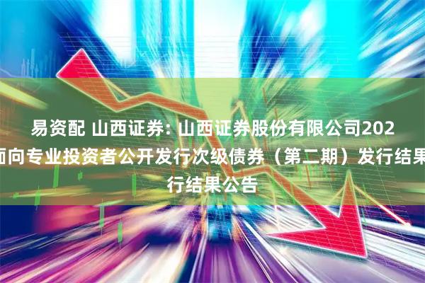 易资配 山西证券: 山西证券股份有限公司2025年面向专业投资者公开发行次级债券（第二期）发行结果公告